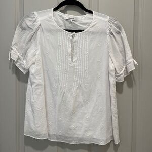 Madewell White Blouse, EUC